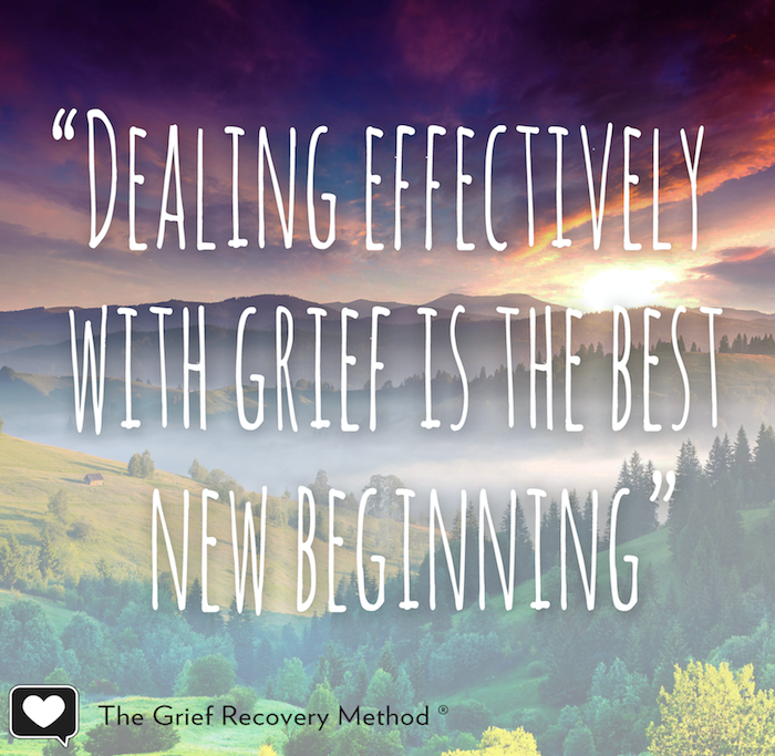 Dealing Effectively With Grief Is The Best New Beginning